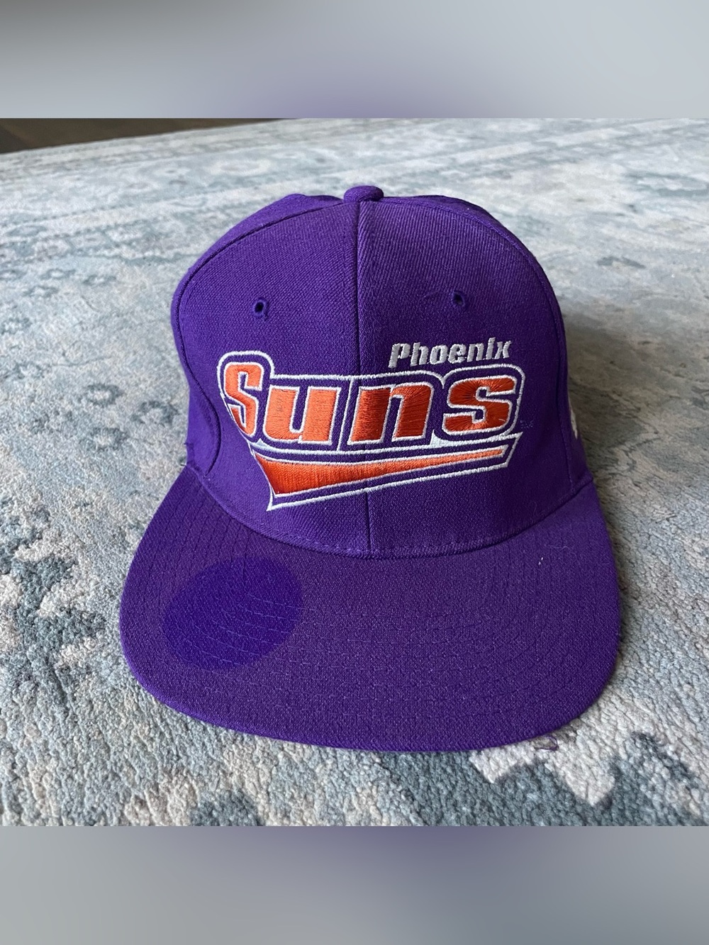 STARTER VINTAGE STARFIT  7-7 3/4 PHOENIX SUNS HAT  HAT FITTED 90s NBA PATENT